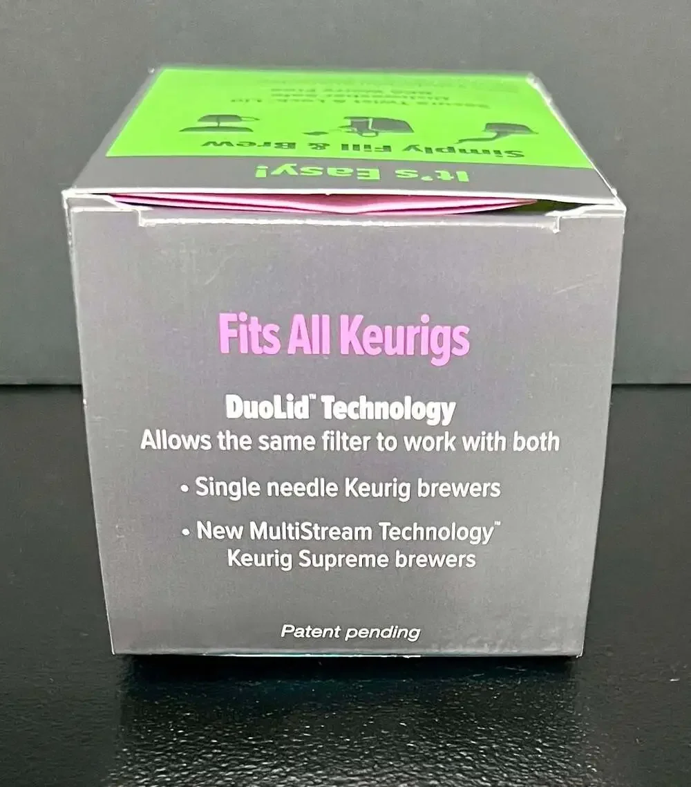 Ekobrew Reusable Filter with DuoLid Technology for Keurig Brewers